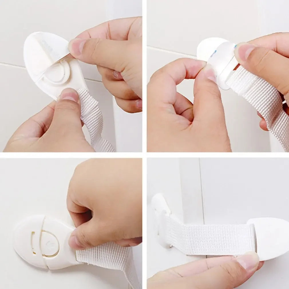 1/5/10PCS Multifunctional Baby Bag Lock Children's Cabinet Locks Punch-free Childproof Drawer Lock Anti-pinch Baby Equipment