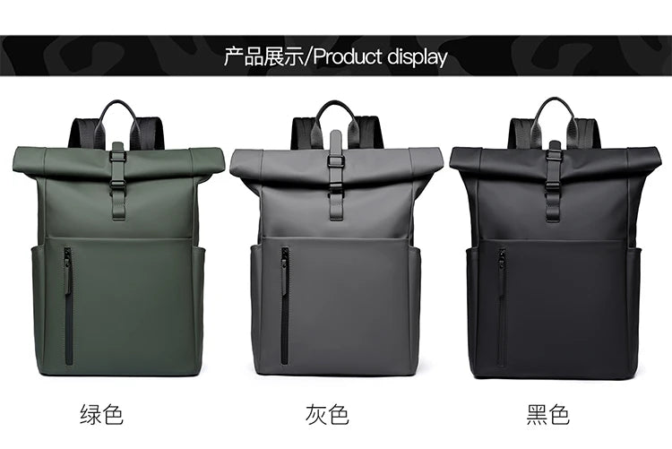 Oxford Erweiterbare Herrenrucksäcke, wasserdichter Sport-Reiserucksack für Herren, 15,6 Zoll Laptoptasche, Luxustaschen, Mochilas Para Hombre