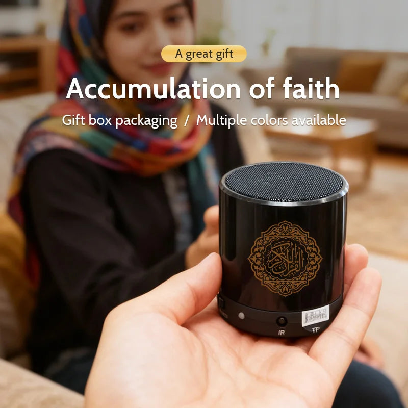 Islamic Arab Quran Mini Bluetooth Wireless Speaker Portable Muslim Azan Holy Ramadan FM Radio Music Sound Box Islam Koran Arabic