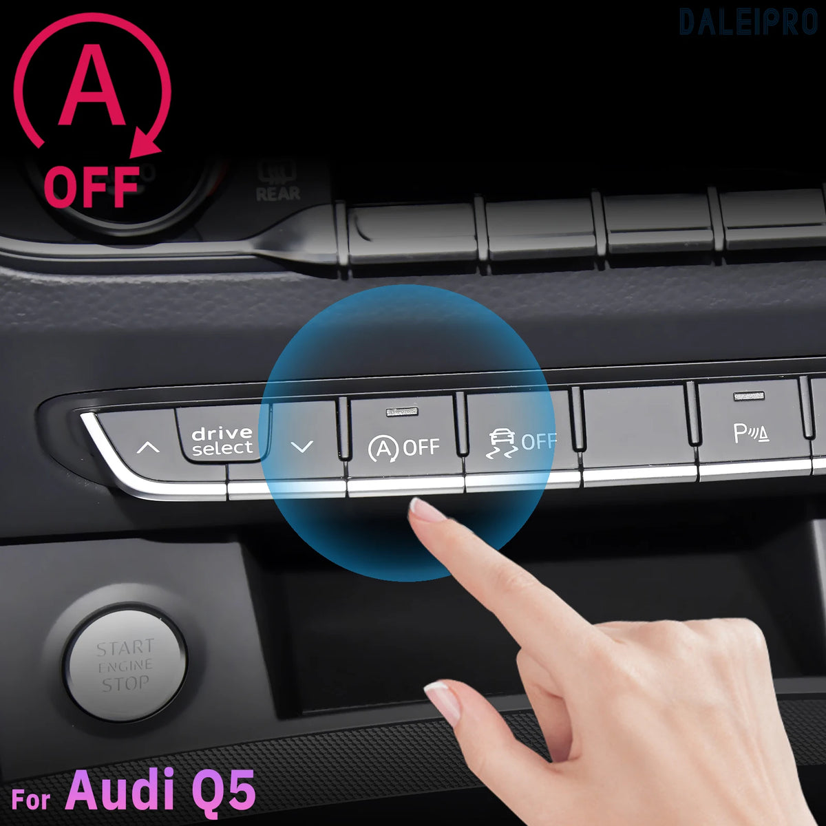 Für Audi Q5 2019 2020 2021-2024 80A Automatische Stop Start Motor System Behinderte Smart Shut Down Auto auto Start Stop Eliminator