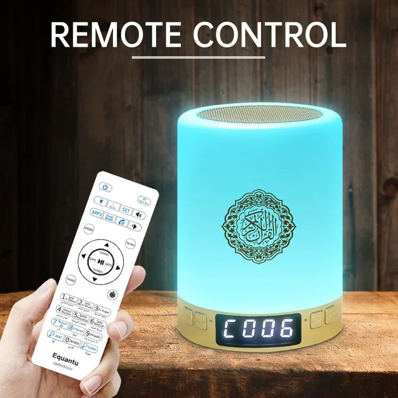 Koran Azan Islamischer Muslimischer Koran Arabischer Ramadan Kabelloser Bluetooth-Lautsprecher Tragbare Helle Nachtlampe Heilige Lampe Arabischer Islam Sound