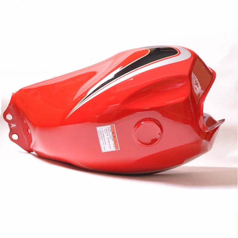 Motorrad-Kraftstofftank für Suzuki Haojue Qjmotor Dayun Haojin Qingqi Fekon für EN125-A-2-2A HJ125 QJ125 Rot/Blau/Schwarz Kraftstofftank