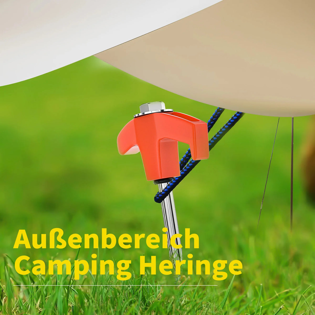 12/16/24PCs Screw pegs tent steel pegs Camping tent pegs Set Herring Earth nails Stable tent ground anchor 25CM Camping Herring Puls 13MM Hexagon Drill for Hard Ground Forest Grass