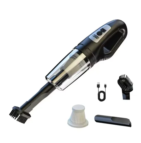 Auto-Multifunktionsstaubsauger, Handstaubsauger mit starker Saugkraft, wiederaufladbar, für Auto und Zuhause, kleiner kabelloser Staubsauger für Paare.