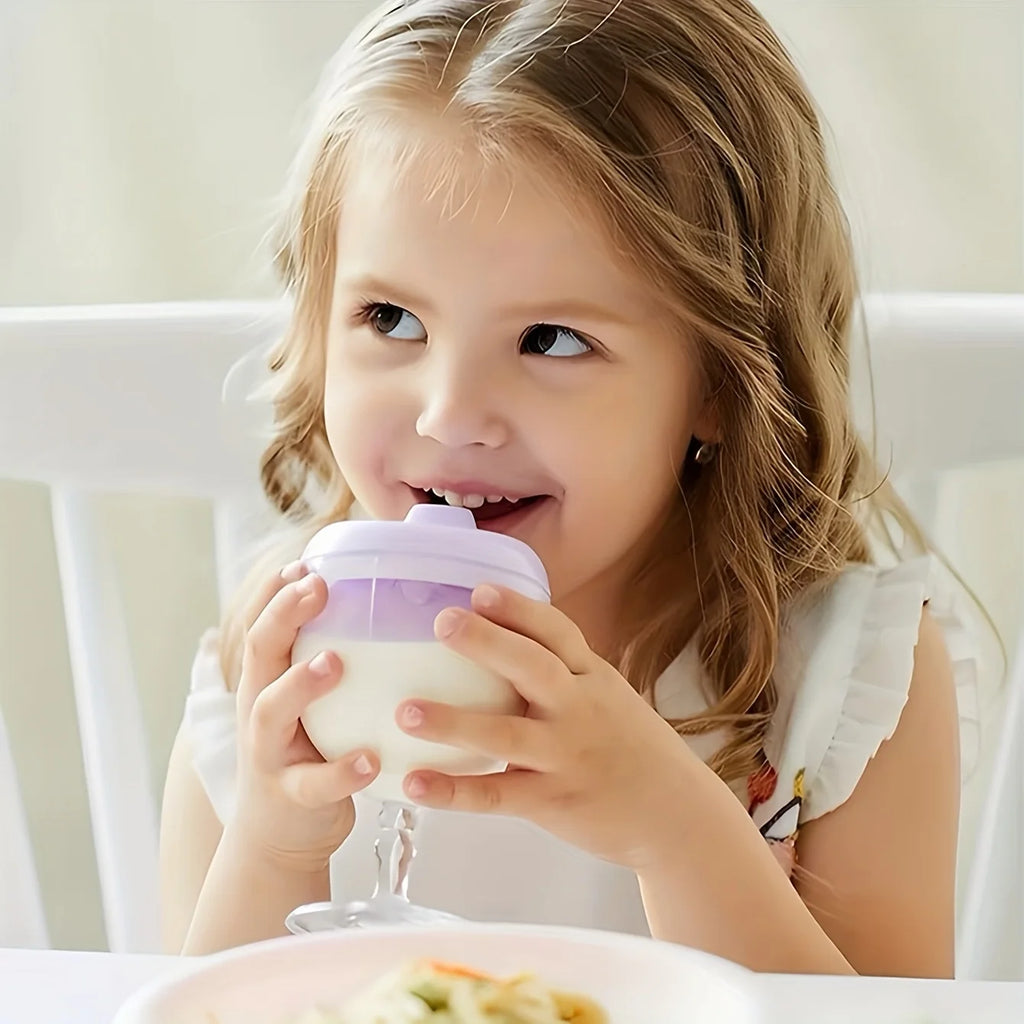1pc Fun Party Cup for Kids,Cheerful Baby Wine Sippy Cup,Juice Milk Water Training Cup,Plastic Goblet Chalices for Birthday Party