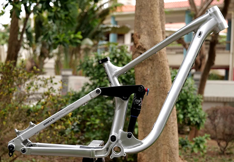Bicycle Soft Tail Frame, Trunnion，Full Suspension, 29/27.5ER Boost, 148mm,Aluminium,  Travel 175mm 4 Links,MTB, AM DH Cycling