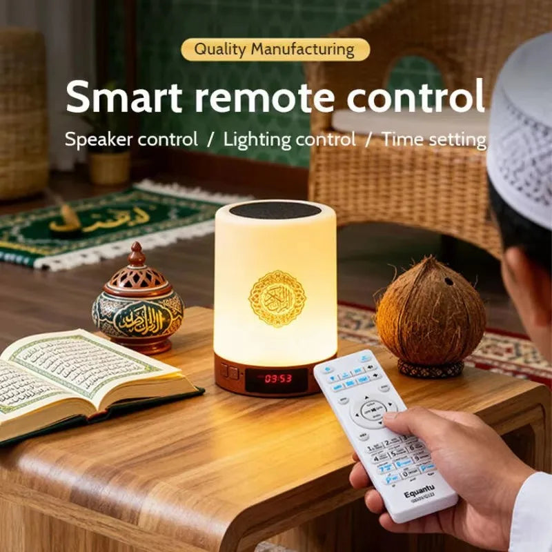 Koran Azan Islamischer Muslimischer Koran Arabischer Ramadan Kabelloser Bluetooth-Lautsprecher Tragbare Helle Nachtlampe Heilige Lampe Arabischer Islam Sound