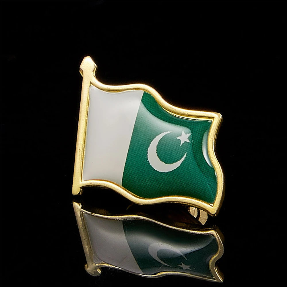 Pakistan Islamische Republik Nationalflagge Anstecknadel Hinduismus Buddhismus Christentum Zoroastrismus