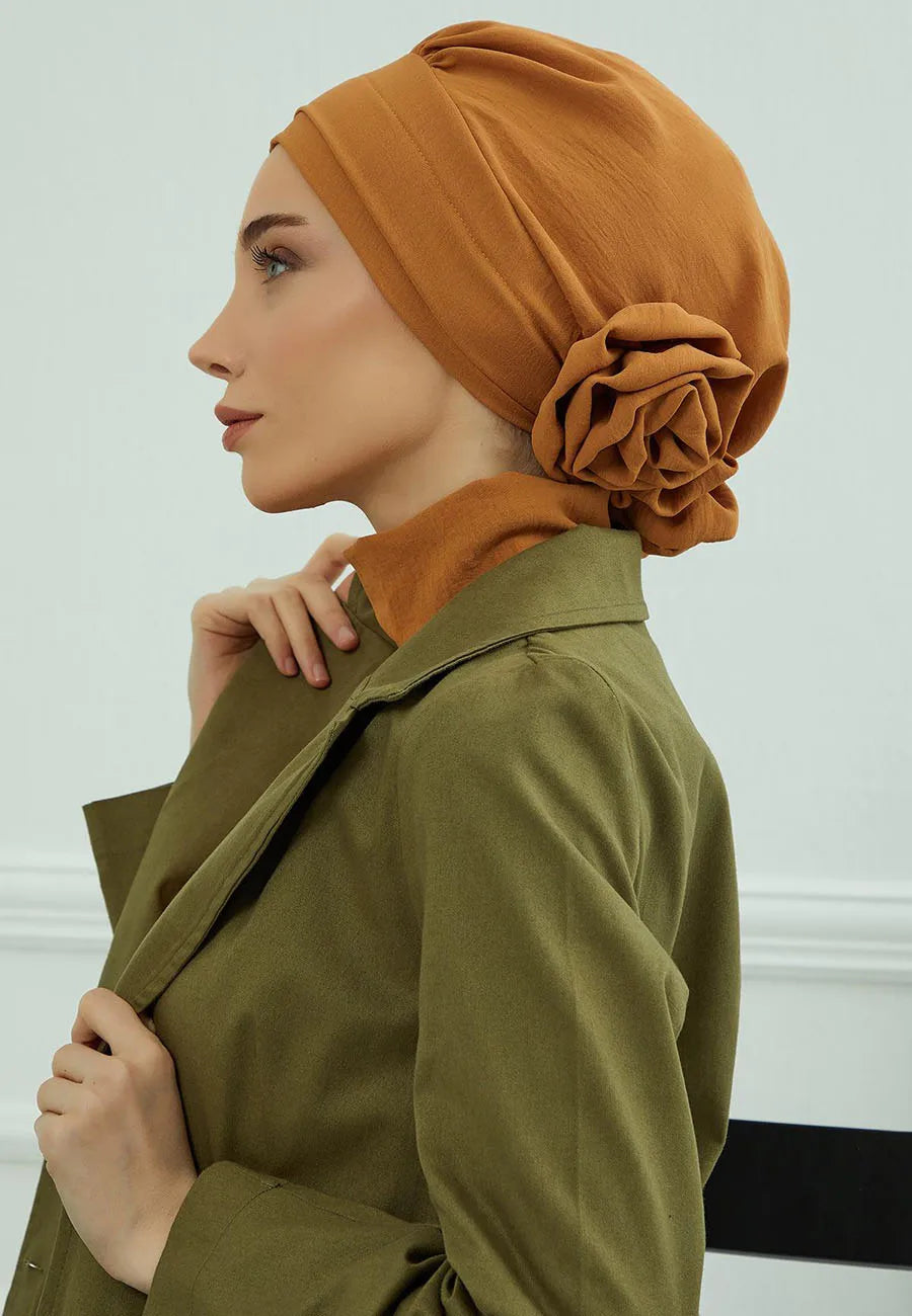 Islamische Hut Hijabs für Frau trend ige Blume Kopftuch Unter kappe Motorhaube Frauen muslimischen Turban Hut Damen Kopf wickel Bandana Schädel kappe