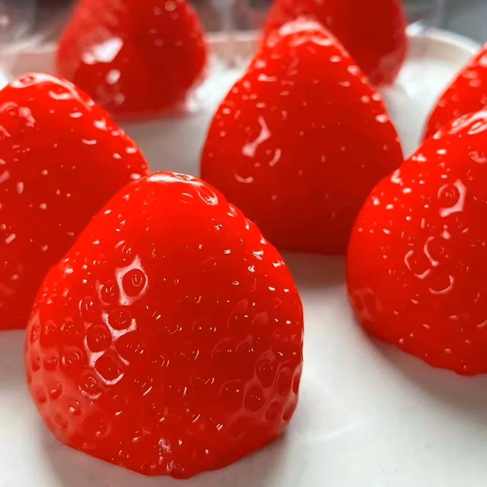 *Strawberry Taba Squishy Fidget Toy - Slow Rebound Stress Relief Toy for Kids, Adults, Office & Party Favors - Squeeze Gift