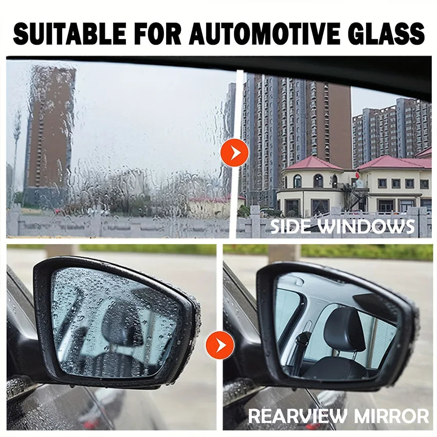 Auto-Glas-Anti-Regen-Spray, wasserabweisende Beschichtung, wasserdichter, regenfester, beschlagfreier Glasreiniger, Auto-Windschutzscheiben-Reiniger