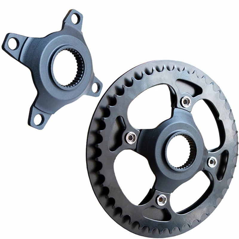 E-bike 42T Mid Motor Chainwheel For E8000 M500/G520 M510/G522 M600/G521 M620/G510 M420/G332 M615/M820 104BCD Conversion Base8FUN