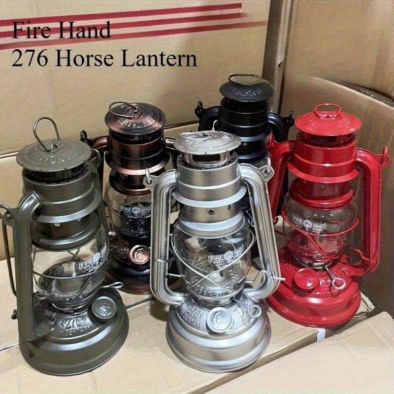 276 Hand Horse Lantern Retro Portable Camping Lantern Camping Lantern Barbecue Outdoor Tent Lantern Emergency Lighting