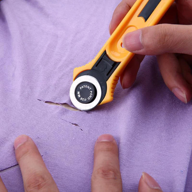 28/45mm Rotary Fabric Cutter For Fabric Card Paper Sewing Quilting Roller Fabric Cut Tailor Scissors Tool Dress Clothes Making