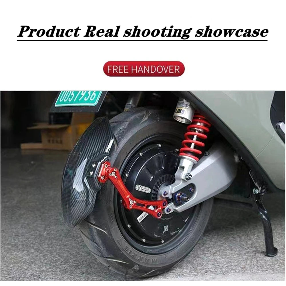 For Ninebot N70/N80C/E70/E80/E90/E100/E125/E200P/M95C E-scooter Modify Carbon Fiber Aluminium Alloy Rear Mudguard Accessories