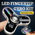 DIY Fidget Top Kit Fingertip Gyros with LED Light DIY Soldering Project Practice Solder Assembly DIY Electronic Kit
