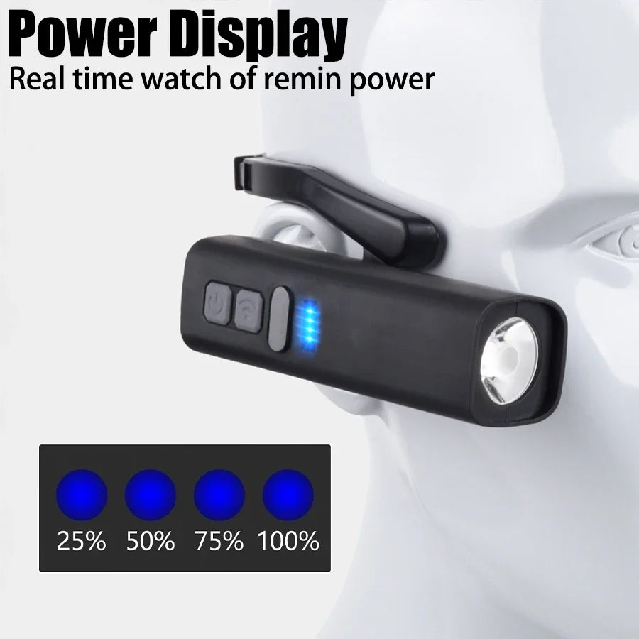 2025 New Ear-Hanging Headlamp, 1000 Lumens Motion Sensor LED Head Light, 3 Modes Light for Hands Free Camping Running Repair