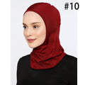 Islamic Modal SPORT Silk Hijab Abaya Hijabs For Woman Abayas Women Jersey Turbans Satin Head Scarf Muslim Instant Head Wrap