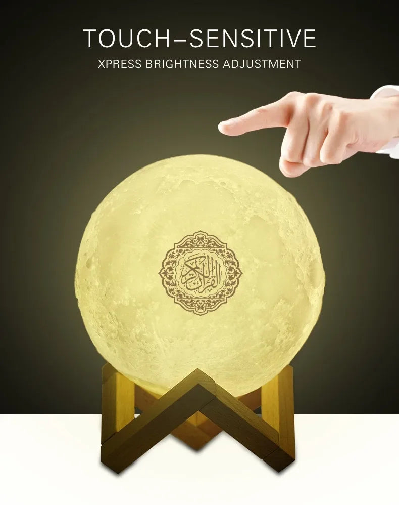 Quran Islam Arabic Koran Muslim Ramadan Azan Wireless Portable Bluetooth Speaker Bright Night Light Lamp Holy Islamic Arab Music