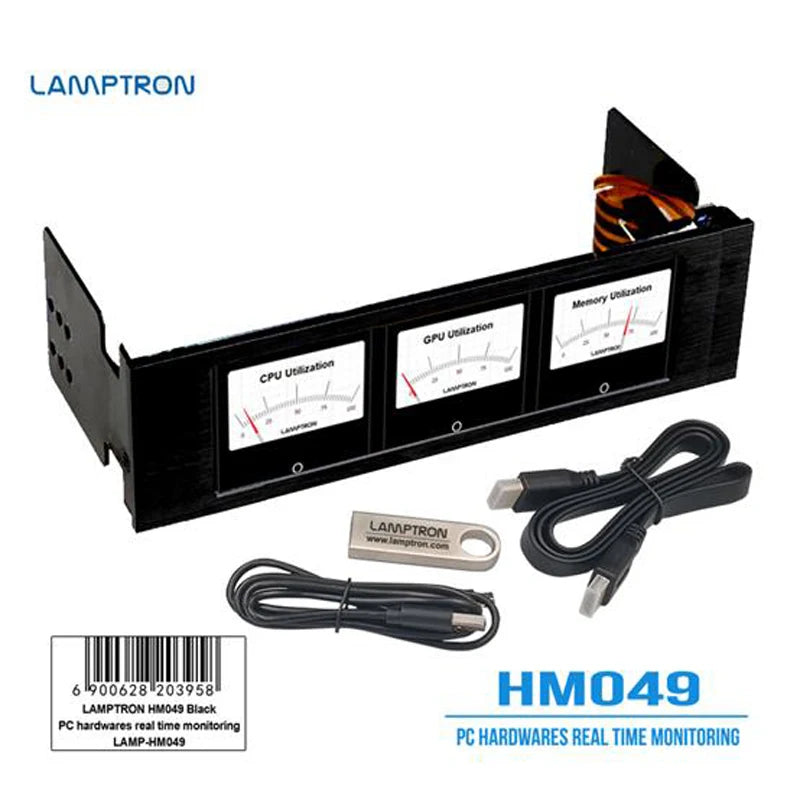 Lamptron HM049 Echtzeit-Überwachungshardware für PC - Systemüberwachungstool