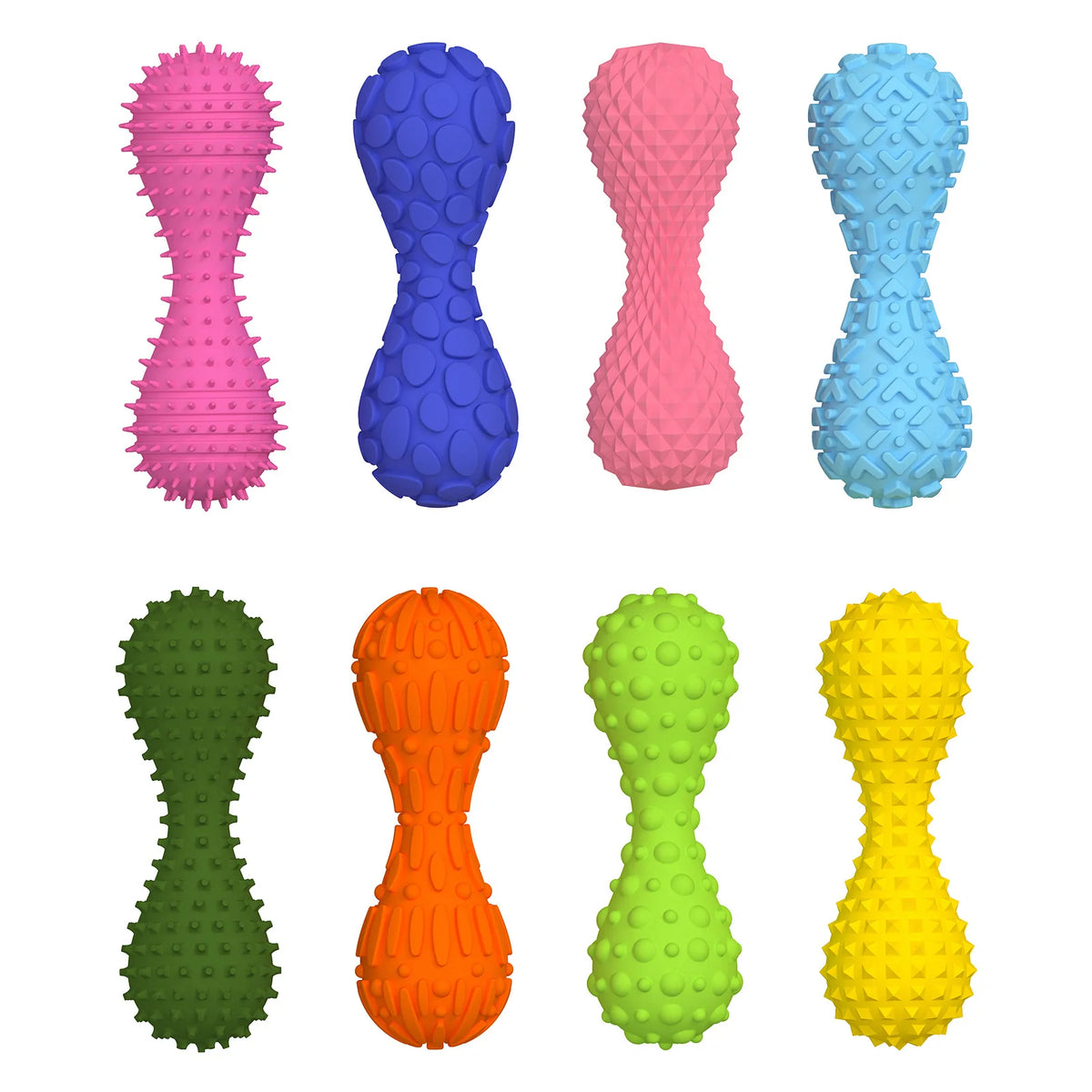 Fidget Texture Sensory Stone Fingertip Massage Dumbbells Stress Relief Gyroscope Muscle Training Desk Toy for Adults Office Gift