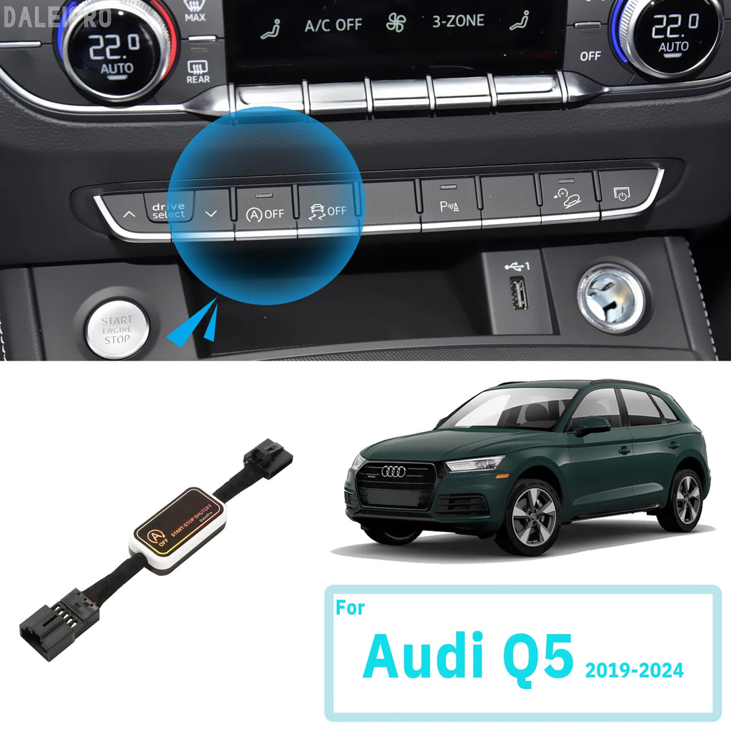 Für Audi Q5 2019 2020 2021-2024 80A Automatische Stop Start Motor System Behinderte Smart Shut Down Auto auto Start Stop Eliminator