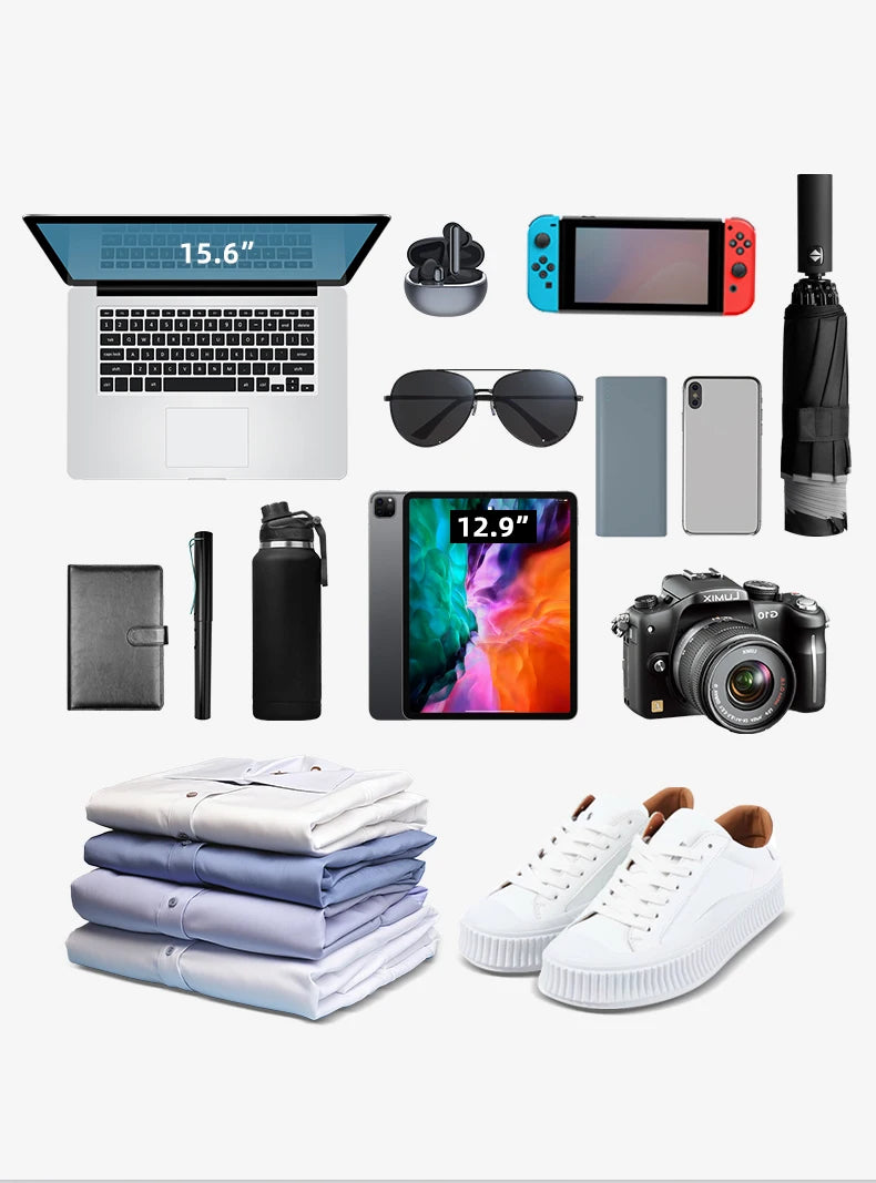 Heroic Knight Rolltop Laptop-Rucksack, erweiterbares, wasserabweisendes Fach, stilvoller Rucksack für Herren, lässiger Reiserucksack