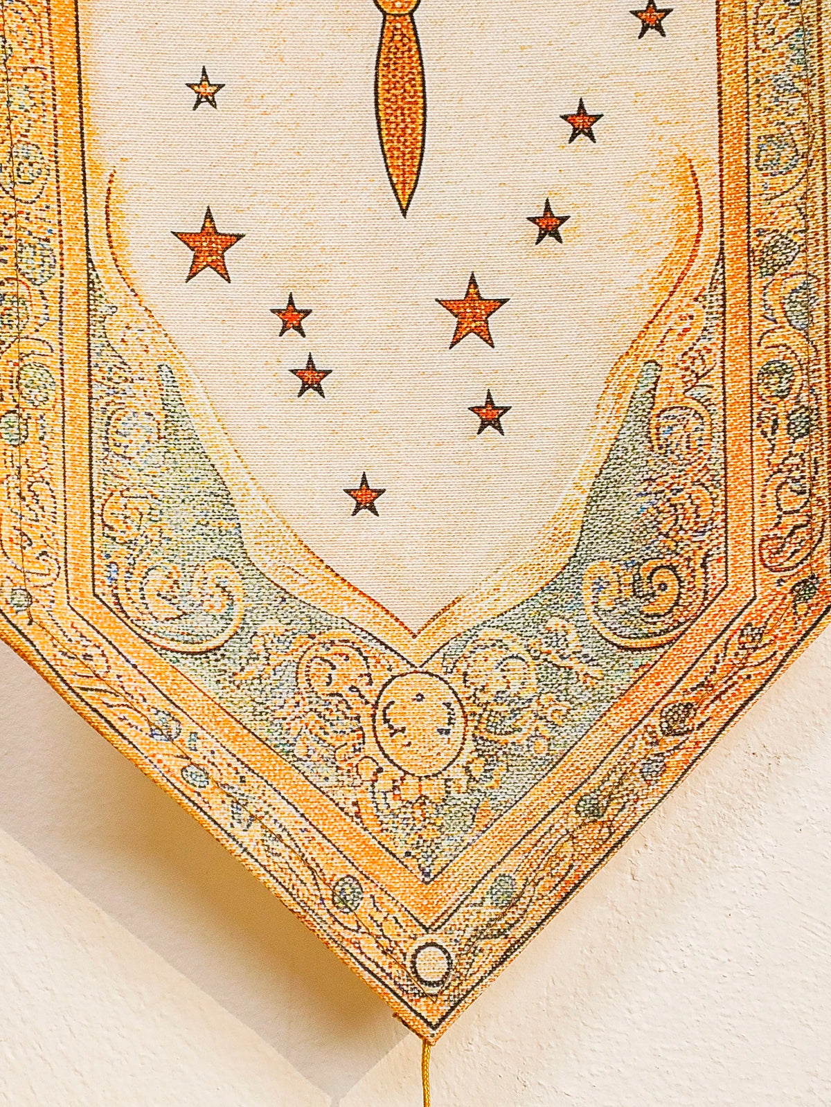 Islamic Ramadan Wall Banner Moon Star Lantern Tapestry for Eid Mubarak Kareem Muslim Festival Home Decor Hanging Ornaments Gifts