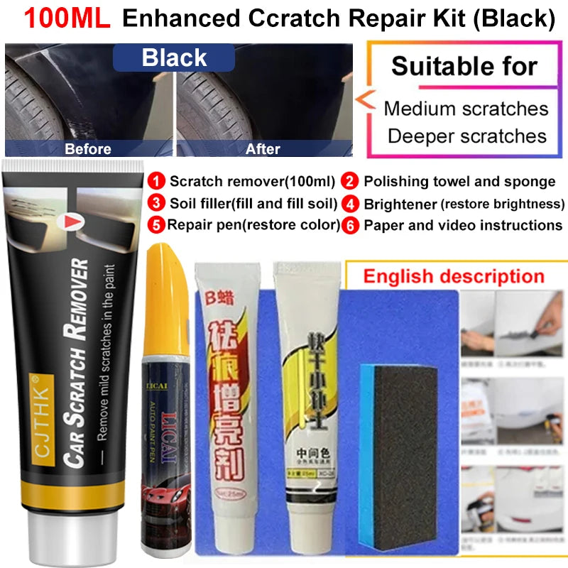 Auto Kratzer Entferner Farbe Pflege Werkzeuge Auto Swirl Entferner Kratzer Reparatur Polieren Auto Körper Schleifen Verbindung Anti Scratch Wachs