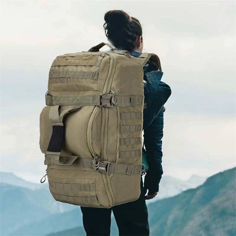 25L 45L 80L Large Duffle Bag Tactical Backpack Outdoor Camping Bags Molle Men Backpacks Travel Bag for Hiking