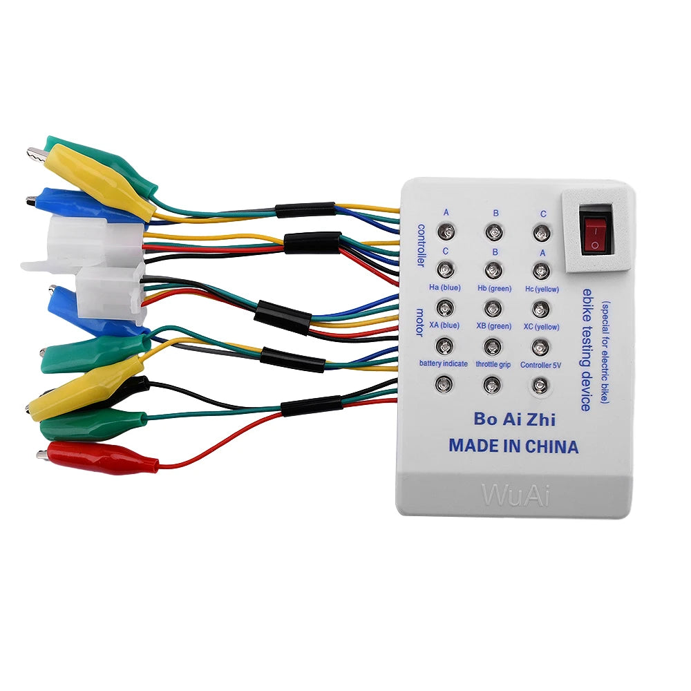 24V/36V/48V/60V/72V E-bike Tester Electromobile Repair Device Scooter Maintenance Detector Brushless Motor Hall Controller