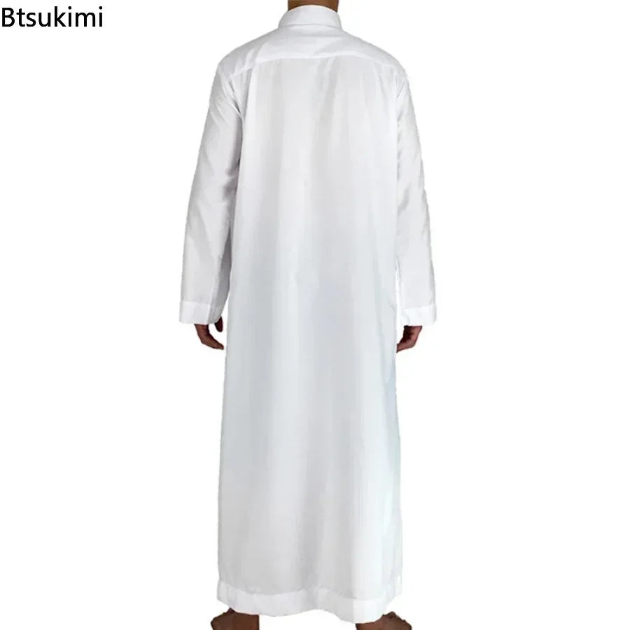 Islamische Kleidung Männer Länge Langarm Lose Muslimische Männer Saudi-Arabien Pakistan Kurta Muslimische Kostüme Muslimischen Kleid Kaftan Thobe