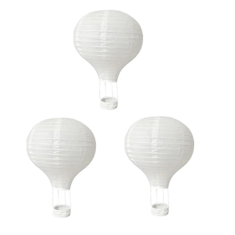 1/3/6Pcs White Paper Lantern Decoration Set, for DIY Crafts, Weddings, Birthdays, Engagements, Baby Showers, Parties, Home Classroom Decoration - No Electricity Required - Multifunctional Seasonal Decoration for Holidays Like