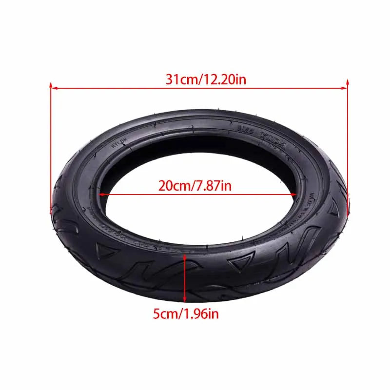 12 inch Tire 12 1/2 X 2 1/4 62-203 E-Bike Electric Scooters Tyres 12 1/2X2 1/4 Tyre with Inner Tube Accessories