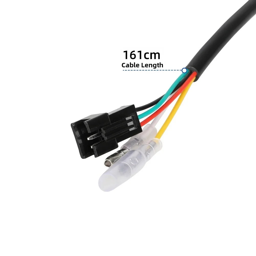 60V E-Bike Throttle Grip with LCD Display for Speed and Battery Status Includes Speed Control and Lock for Enhanced Security