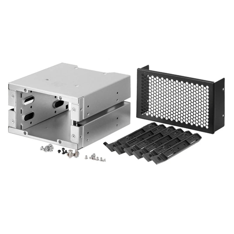 3,5 Zoll HDD Cage Rack Hard Driver Tray Festplattenkäfig unterstützt 3 HDD-Festplatten
