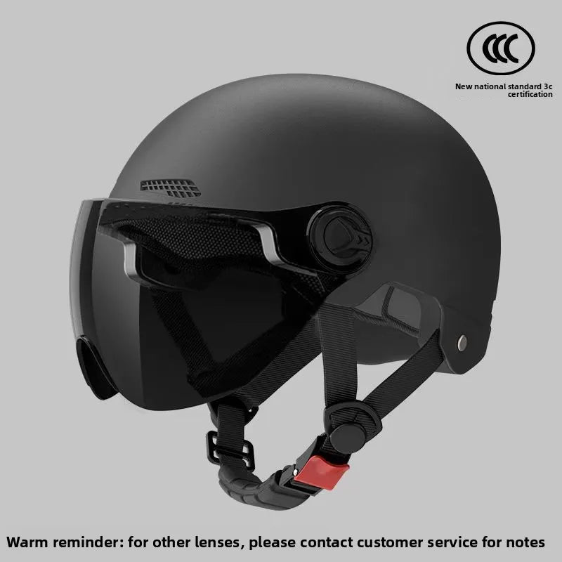2025 E-Bike Motorcycle Half Helmet - Universal for Men Women