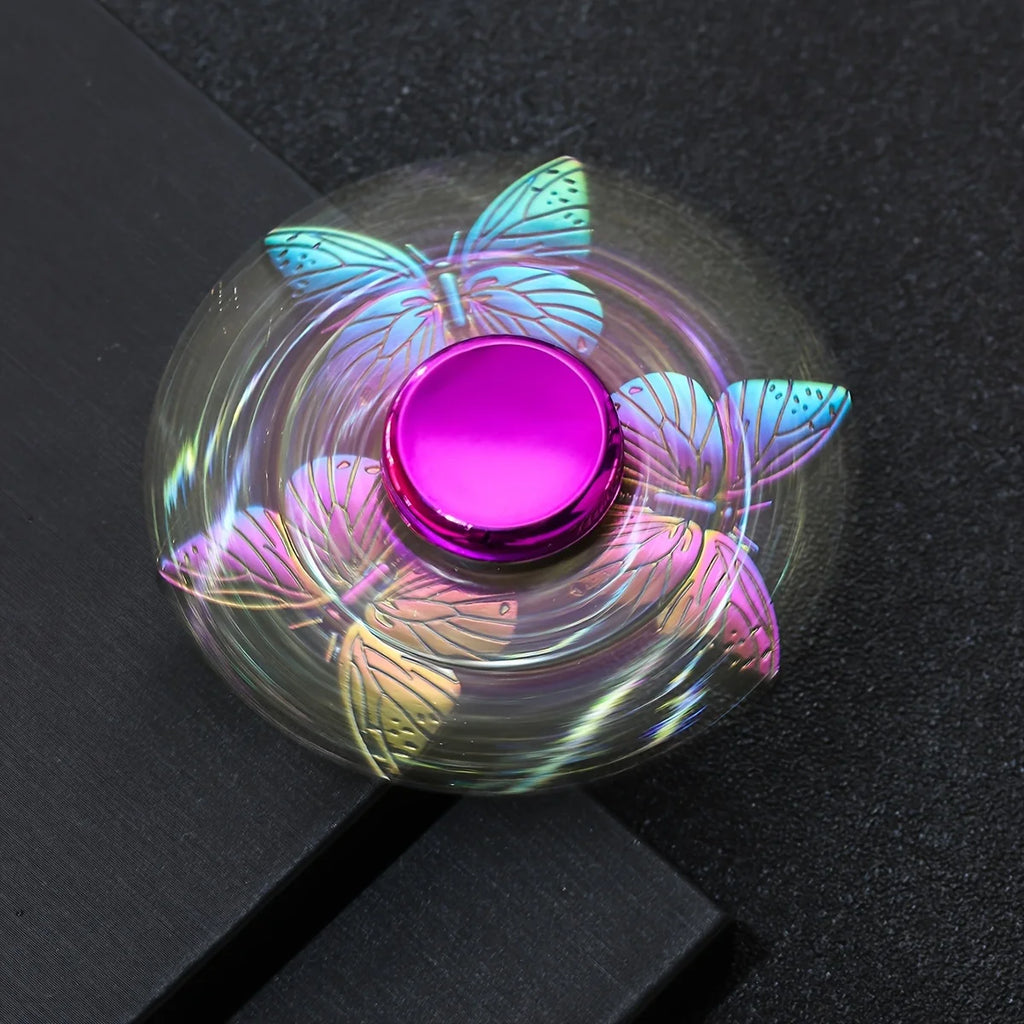Butterfly Fidget Spinner Toy for Kids – Durable Metal Sensory Finger Spinner for Party Favor, Birthday Gift