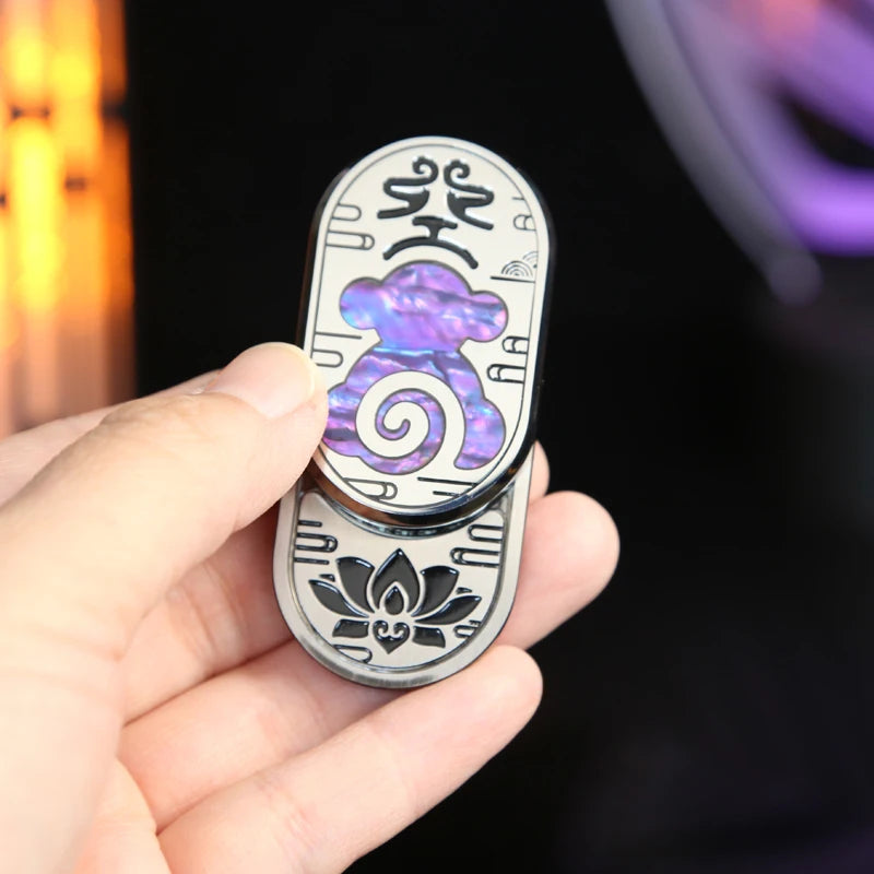 ZSTB Wu Kong Mechanic Fidget Slider  Autism Metal EDC Fidget Toys Office Desk Toys Anxiety Stress Relief Toys Adult Gift