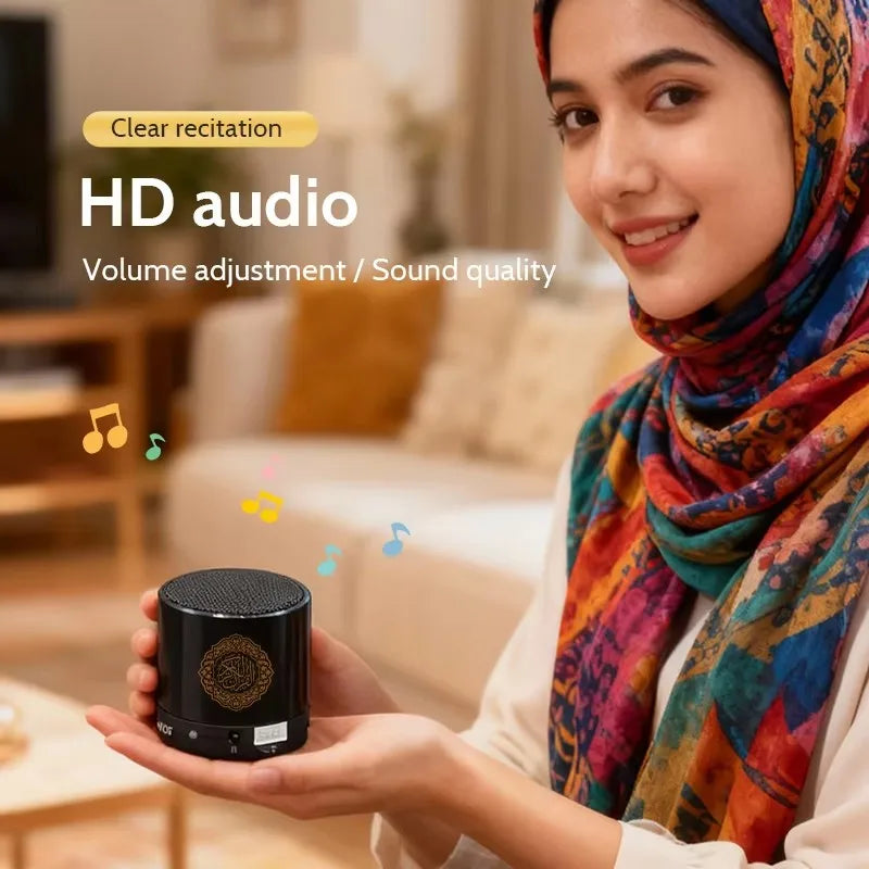 Islamic Arab Quran Mini Bluetooth Wireless Speaker Portable Muslim Azan Holy Ramadan FM Radio Music Sound Box Islam Koran Arabic