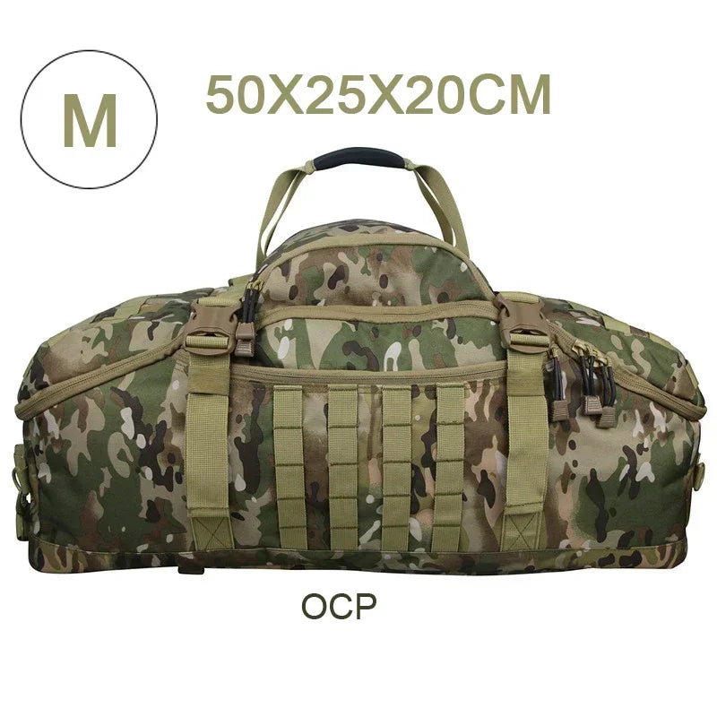 25L 45L 80L Large Duffle Bag Tactical Backpack Outdoor Camping Bags Molle Men Backpacks Travel Bag for Hiking