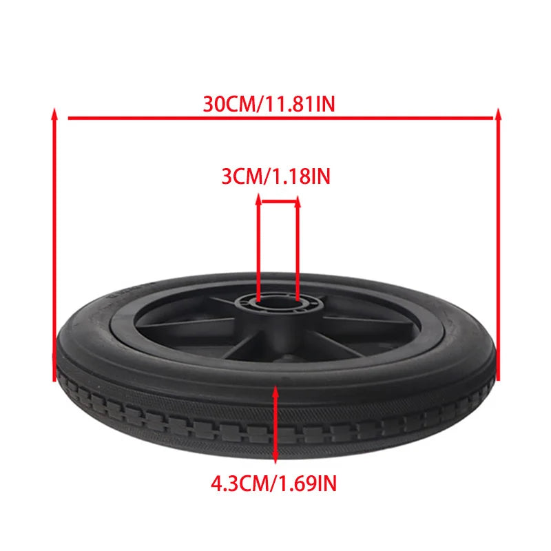 12 Inch Tire 12 1/2 X 2 1/4 Wheels Alloy Rims Fits Many Gas Electric Scooters and E-Bike Folding Electric Bicycle