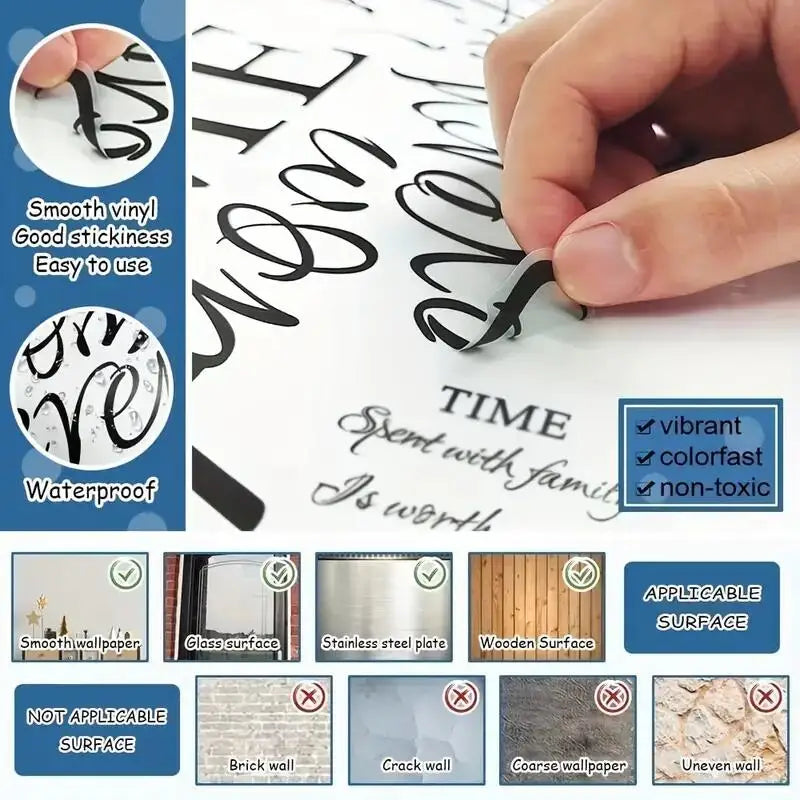 1pc Black Islamic Wall Sticker for Home And Office Decor Featuring God Allah, Mosque, And Quran Designs