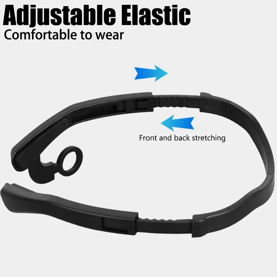 2025 New Ear-Hanging Headlamp, 1000 Lumens Motion Sensor LED Head Light, 3 Modes Light for Hands Free Camping Running Repair