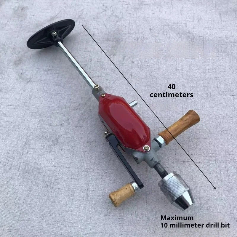 Tragbare Manuelle Handkurbel Bohrer DIY Handwerk Loch Bohren Manuelle Holzbearbeitung Bohrer Multifunktionale Holz Hand Werkzeug