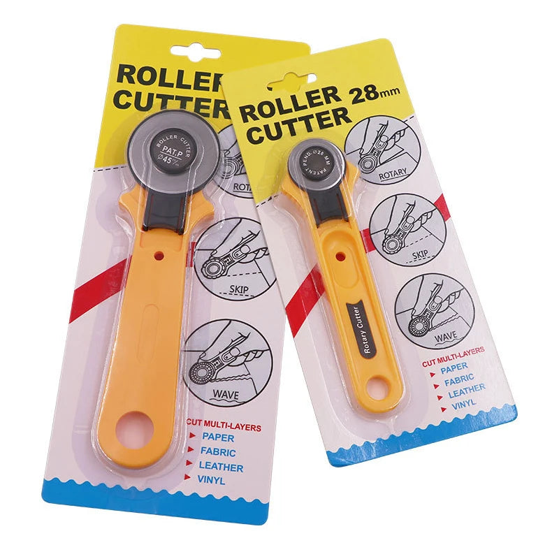 28/45mm Rotary Fabric Cutter For Fabric Card Paper Sewing Quilting Roller Fabric Cut Tailor Scissors Tool Dress Clothes Making