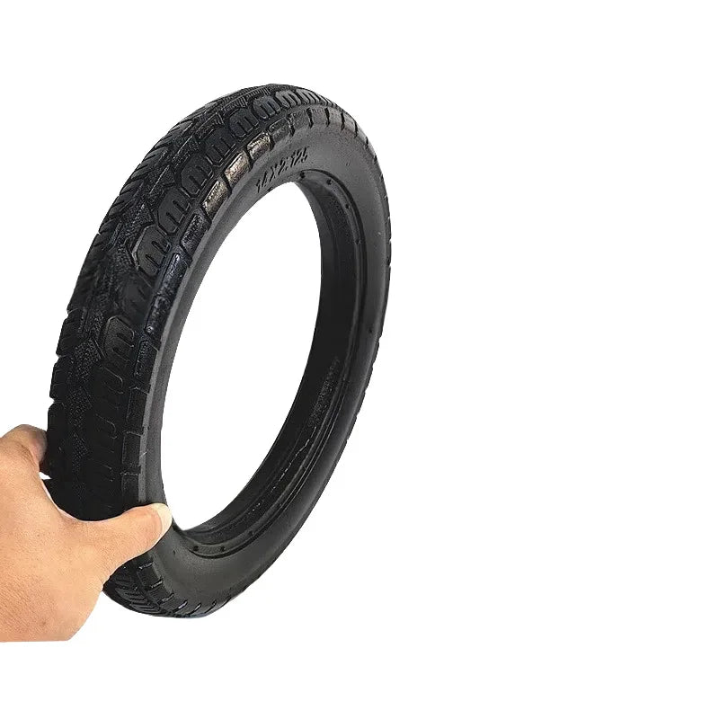 14X2.125  electric vehicle scooter without inflatable explosion-proof solid tire for Folding Electric Bicycle E-bike Accessories