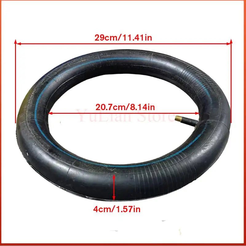 12In Electric bicycle Inner Tube 12 1/2x2.75With Straight/bent Mouth Valve EBike Scooter 12.5x2.75 Tube DurableWear