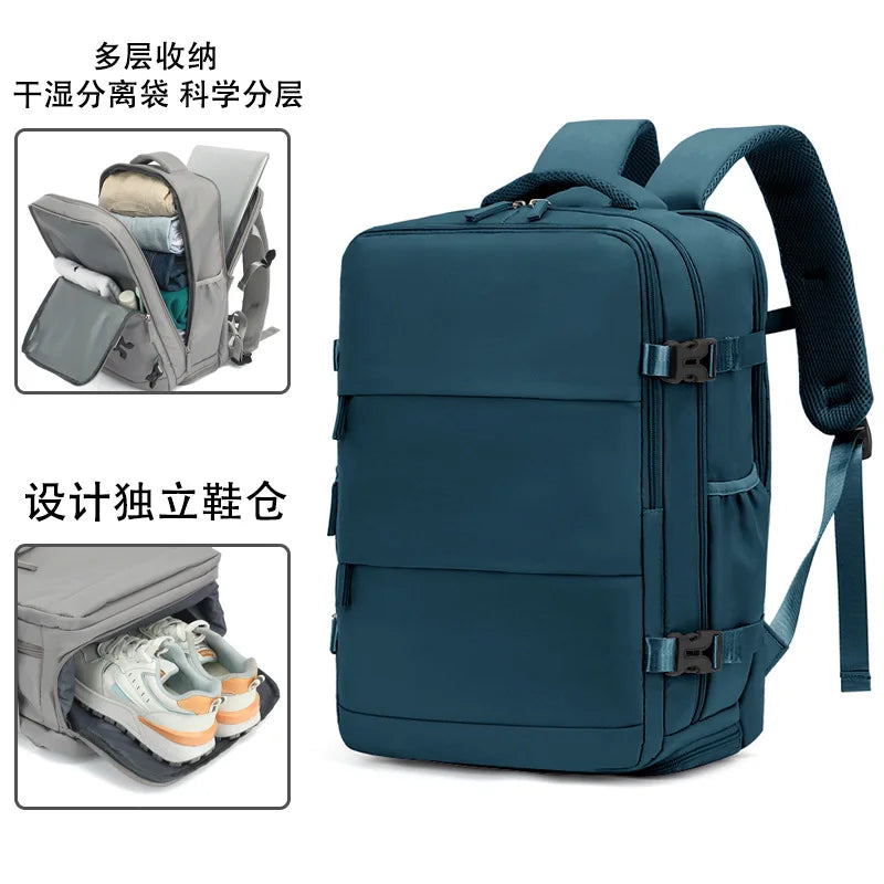 Homefish Ryanair Rucksack Kabinentasche Reiserucksack für Männer Frauen Handgepäck Freizeit Laptop-Rucksack Mochila Para Viaje Cabina