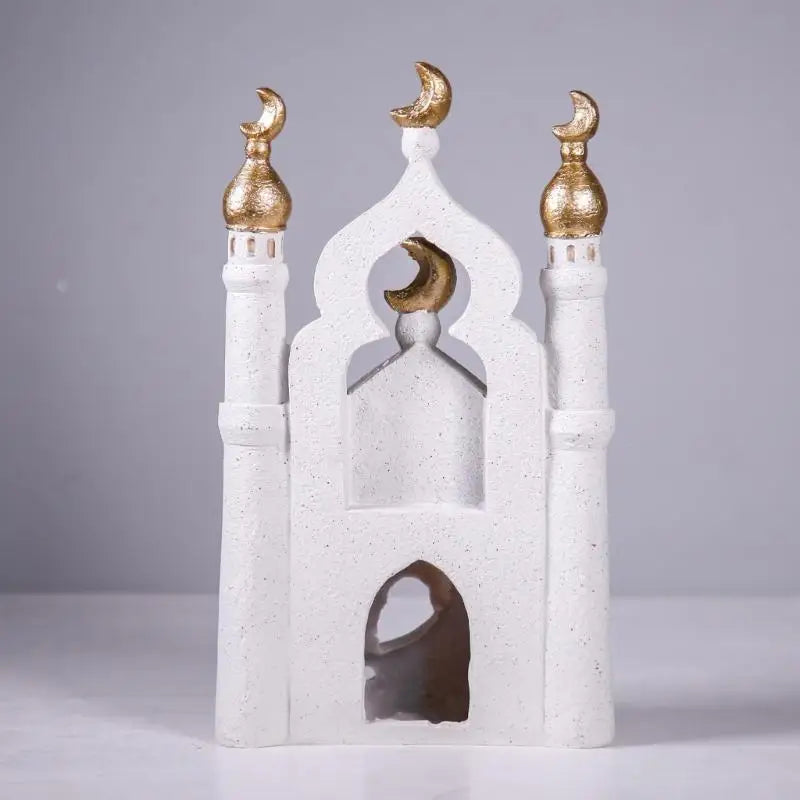 Islamic Ramadans Home Decors Resin Ornament for Eid Celebration Cultural Accessory Living Room Decoration Y5GB